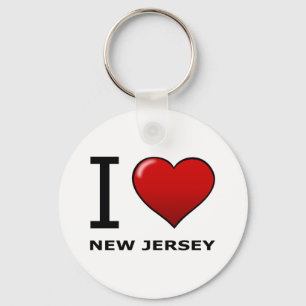 IK HOUD VAN NEW JERSEY SLEUTELHANGER