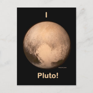 Ik houd van Pluto! Briefkaart