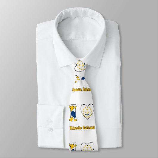 Ik houd van Rhode Island Stropdas (Gebonden)
