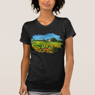IK HOUD VAN TUSCANY EN SUNFLOWERS T-SHIRT