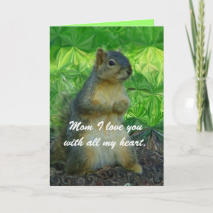 Ik houd van u Day_Card van de Gelukkige Moeder Kaart