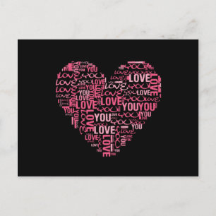 Ik houd van u de Gift van de Valentijnsdag van het Feestdagenkaart