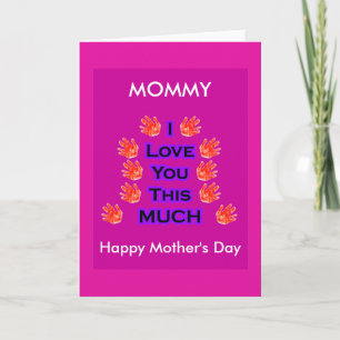Ik houd van u Deze VEEL Gift PurpleBk2 van het Kaart
