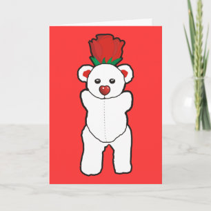 Ik HOUD van U DRAAG gelukkige Valentijnsdagkaarten Feestdagen Kaart