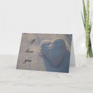 Ik houd van u hart kaart