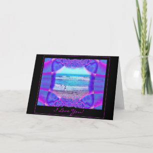 Ik houd van u kaard - Kasteel van het Ontwerp van Kaart