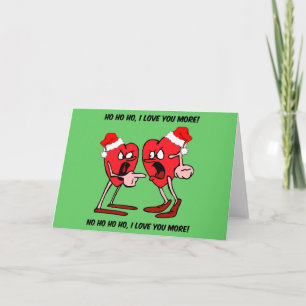 Ik houd van u meer Kerstmis Feestdagen Kaart