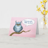 Ik houd van u met UIL mijn hart Kaart (Gele Bloem)