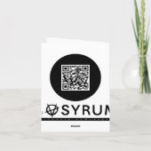 ik houd van u: notitieboekje document kaart (Achterkant)