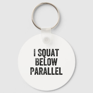 Ik hurk onder parallel gym gewichtheffer bodybuild sleutelhanger