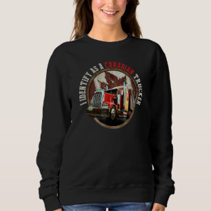 Ik identificeer me als Canadese Trucker Support 20 Trui