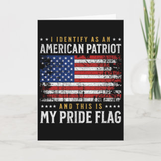 Ik Identificeer Me Als Een Amerikaanse Patriot En  Kaart
