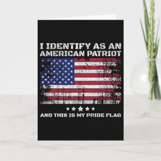 Ik Identificeer Me Als Een Amerikaanse Patriot En  Kaart