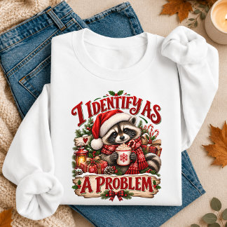 Ik Identificeer Me Als Een Probleem Grappige Kerst Trui