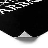 Ik identificeer me als Garbyge Trump 2024 grappig  Poster (Hoek)