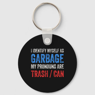 Ik Identificeer Me Als Garge-aanhanger Van Trump Sleutelhanger