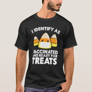 Ik identificeer me als gevaccineerd en klaar voor t-shirt