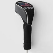 Ik identificeer me als niet-bidenary Patriot Ameri Golfheadcover (Schuin)