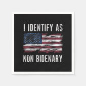 Ik identificeer me als niet-bidenary Patriot Ameri Servet (Voorkant)