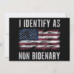 Ik Identificeer Me Als Niet-Bideniaanse Patriottis Kaart