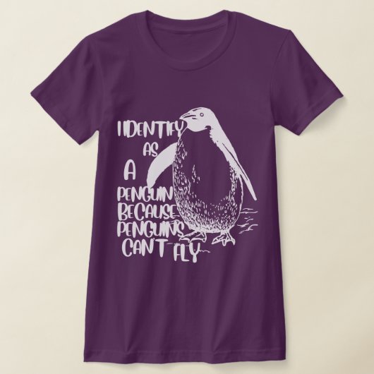 Ik identificeer me als pinguïn omdat pinguïns niet t-shirt (Laagn)