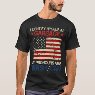 Ik identificeer mezelf als aanhanger van Trump 1 T-shirt