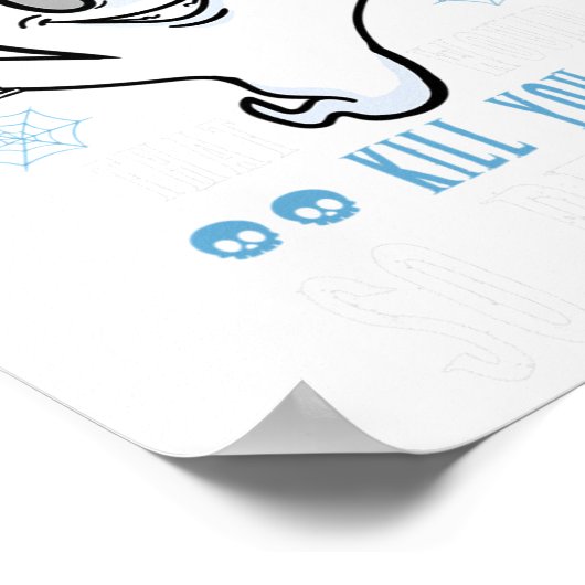 Ik injecteer mezelf met spullen die je zouden dode poster (Hoek)