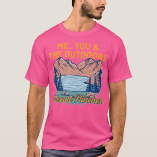 Ik jou en de buiten wandelende Mount Pinchot wande T-shirt