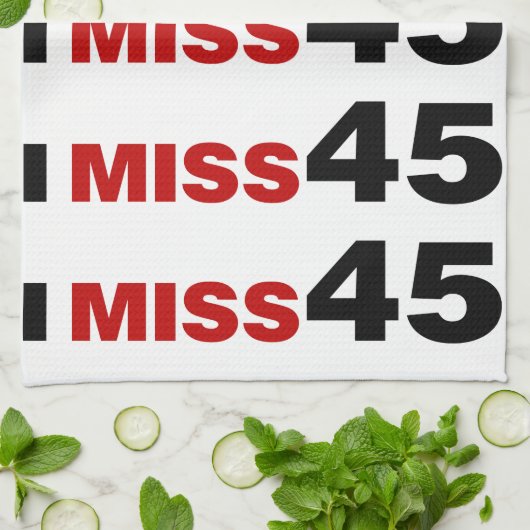 Ik juffrouw 45 keukenhanddoek (Gevouwen)