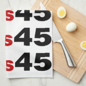 Ik juffrouw 45 keukenhanddoek (Quarter Fold)