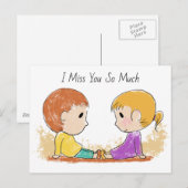 Ik juffrouw je zo goed. briefkaart (Voorkant / Achterkant)