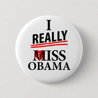 Ik juffrouw Obama. Ronde Button 5,7 Cm