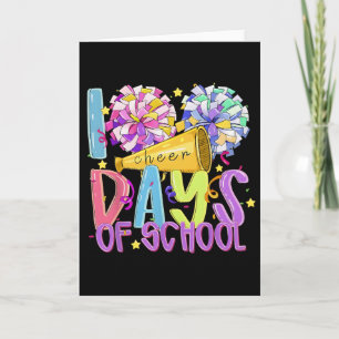 Ik juich 100 dagen kleurrijke cheerleading op scho kaart