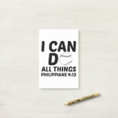 IK KAN ALLE DINGEN BASEBALL DOEN POST-IT® NOTES (Op bureau)