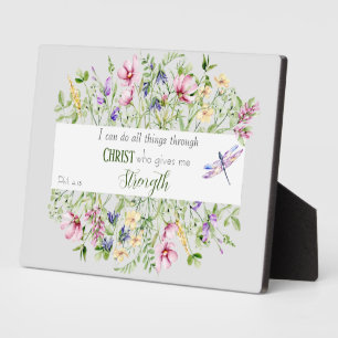 Ik kan alle dingen bijbelvers doen fotoplaat