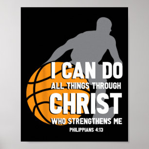 Ik kan alle dingen doen door Christus Christelijk Poster