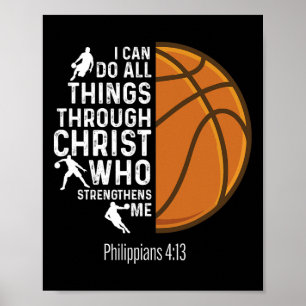Ik kan alle dingen doen door Christus - Sketll Spe Poster