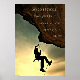 Ik kan alle dingen doen met Christus Poster 11 x 1
