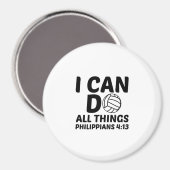 IK KAN ALLE DINGEN VOLLEYBALL DOEN MAGNEET (Voorkant / Achterkant)