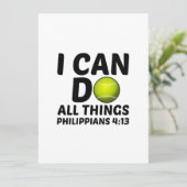 IK KAN ALLE TENNIS FUN DOEN FEESTDAGENKAART (Staand voorkant)