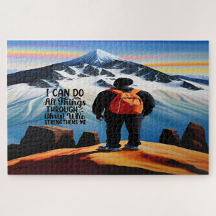 Ik kan alles Christelijk Motivatie puzzel Legpuzzel