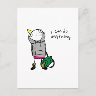 Ik kan alles doen. briefkaart