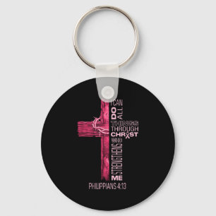 Ik kan alles doen door Christus Borstkanker A Sleutelhanger