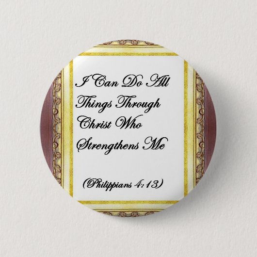 Ik kan alles doen door Christus Button (Voorkant)