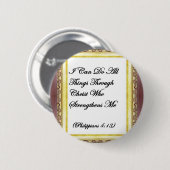 Ik kan alles doen door Christus Button (Voorkant /achterkant)