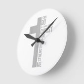 Ik kan alles doen door Christus die sterft Ronde Klok (Hoek)