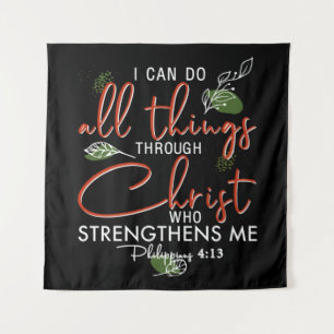 Ik kan alles doen door Christus die sterft Wandkleed
