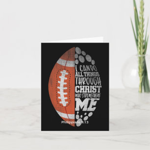 Ik kan alles doen door Christus Football. Kaart
