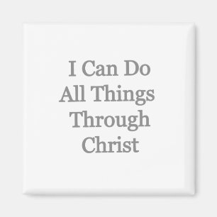 Ik kan alles doen door Christus Magneet
