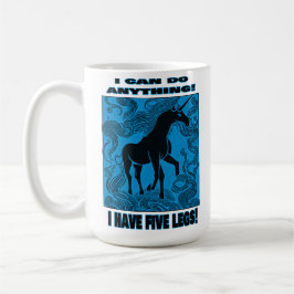 Ik kan alles doen! Ik heb vijf benen! Koffiemok